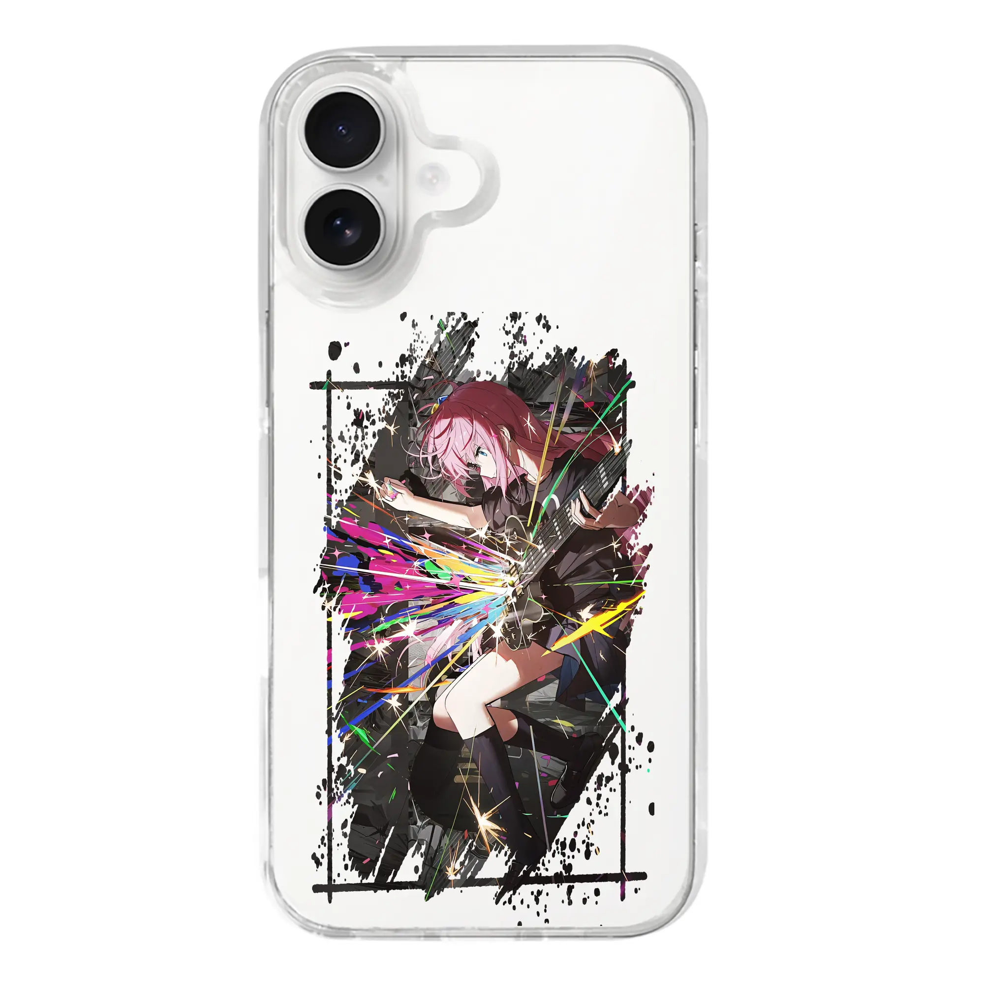 ぼっちざろっく！ グッズ,後藤ひとり - iPhone 17シリーズ 透明スマホケース – 薄型・耐衝撃・精密フィット保護カバー